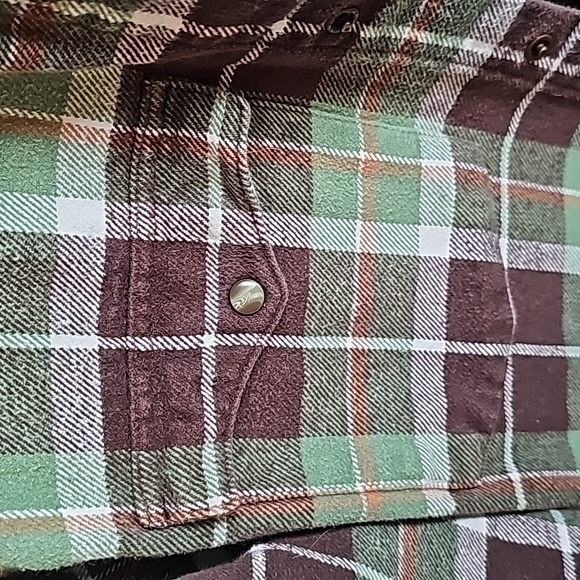 Red Head Green And Brown Thick Flannel in Men's Size Medium EUC - Picture 3 of 9